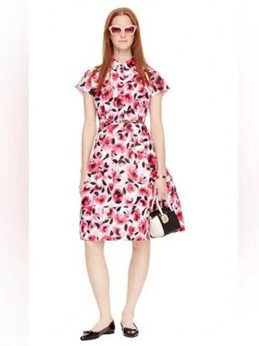 Kate Spade Rosebud Structured Shirtdress NWT size 14